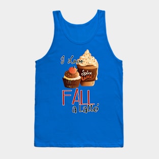 I Love Fall A Latte Coffee Lovers Tank Top